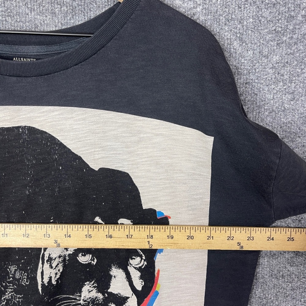 AllSaints Non Sweat Black Panther Graphic Sweatshirt Mens Medium Portugal - Picture 4 of 10